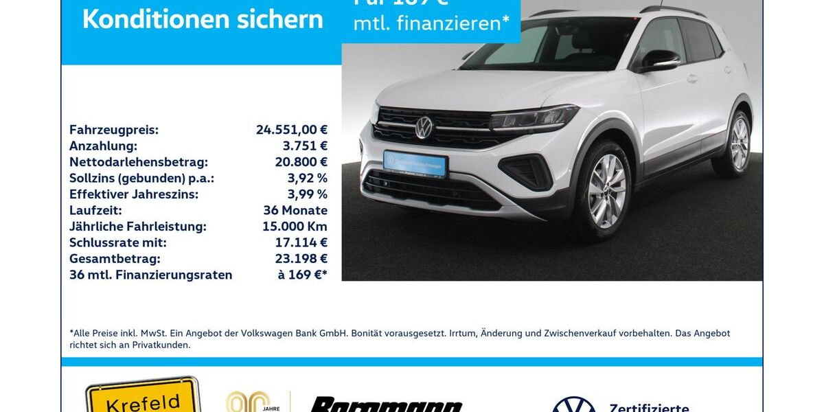 VW T-Cross 25.476 km 24.112 &euro; Krefeld 47803