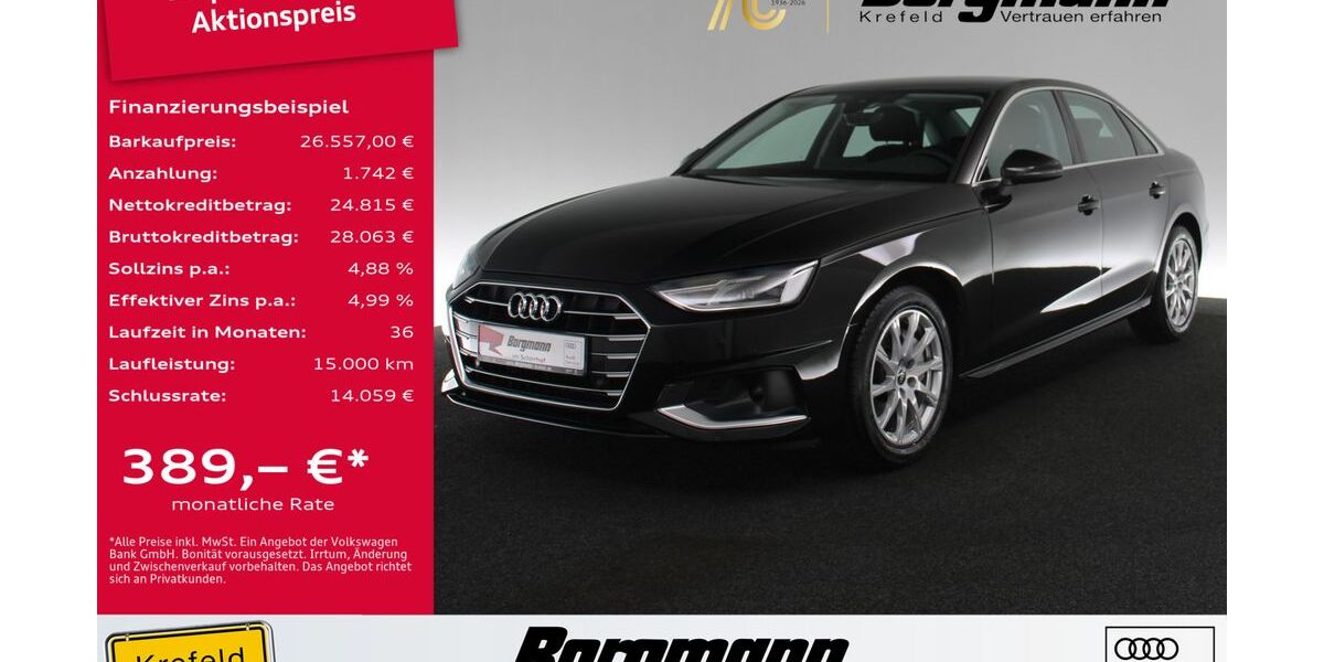 Audi A4 71.513 km 24.777 &euro; Krefeld 47803