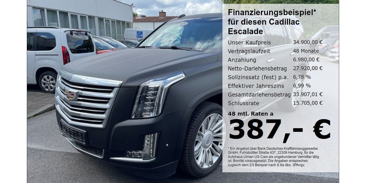 Cadillac Escalade 161.000 km 34.900 &euro; Düsseldorf 40231