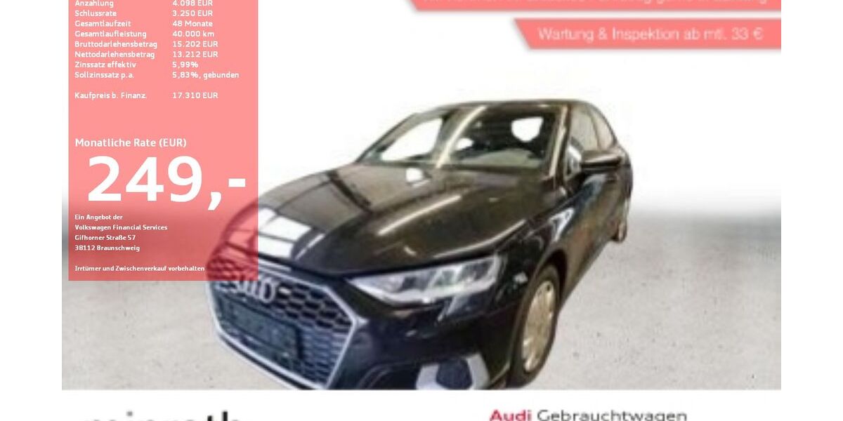 Audi A3 82.740 km 16.300 &euro; Moers-Hülsdonk 47441