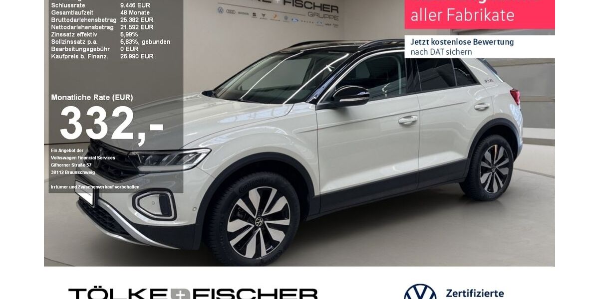 VW T-Roc 6.315 km 24.697 &euro; Krefeld 47805