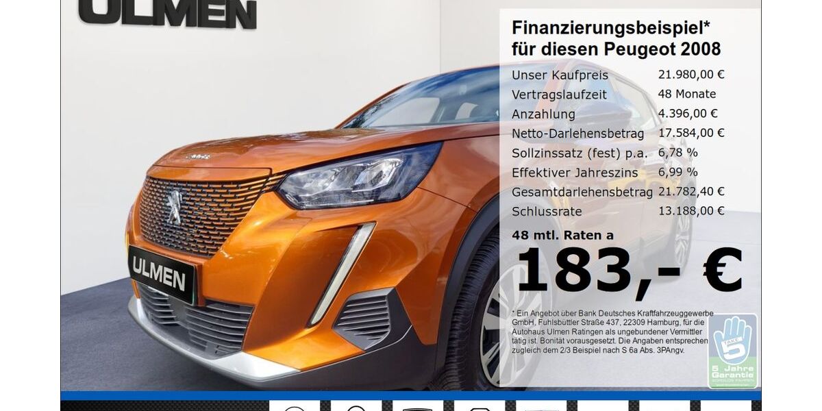 Peugeot 2008 18.583 km 21.980 &euro; Ratingen 40880