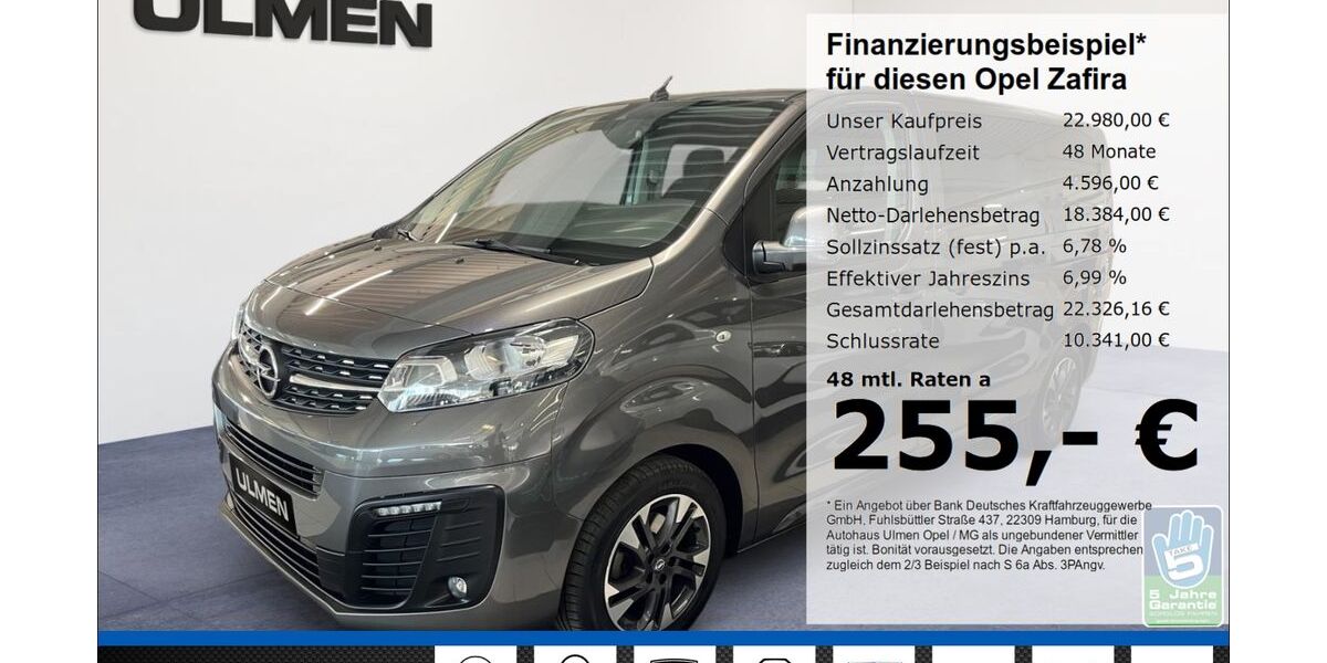 Opel Zafira 126.975 km 22.980 &euro; Düsseldorf 40231