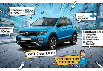 VW T-Cross 15.000 km 16.590 &euro; Viersen 41751
