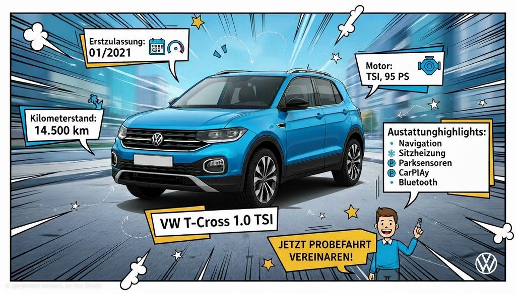 VW T-Cross 15.000 km 16.590 &euro; Viersen 41751