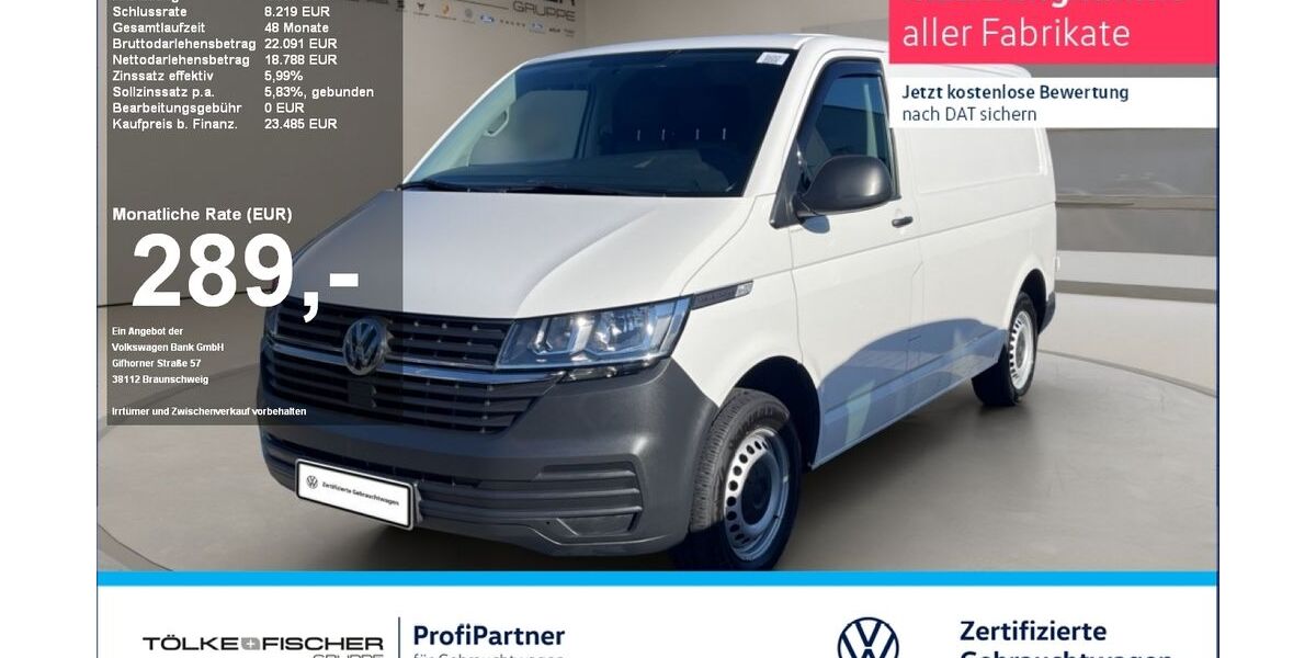 VW T6 Transporter 97.376 km 22.279 &euro; Krefeld 47805