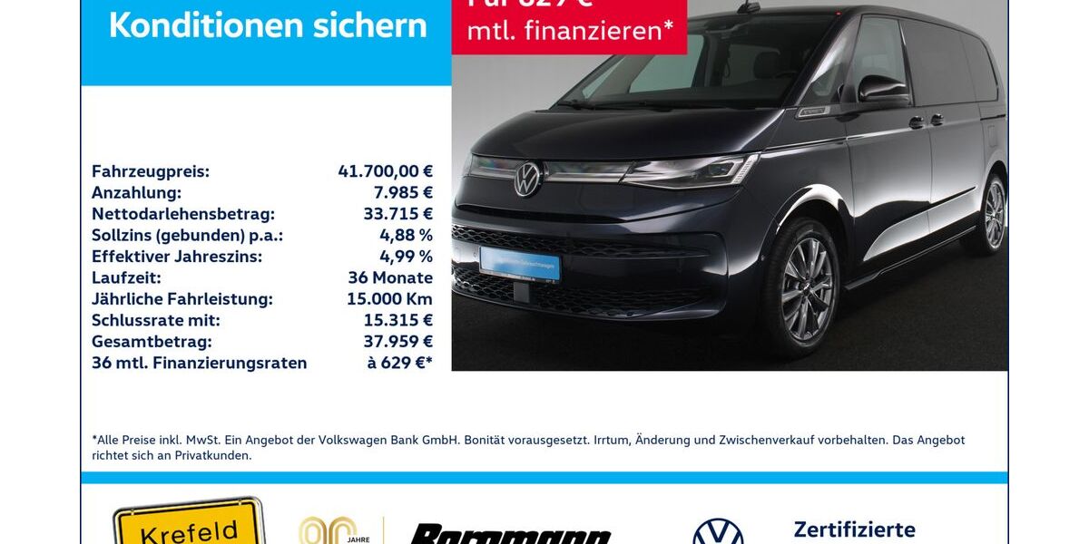 VW T7 Multivan 119.397 km 41.700 &euro; Krefeld 47803