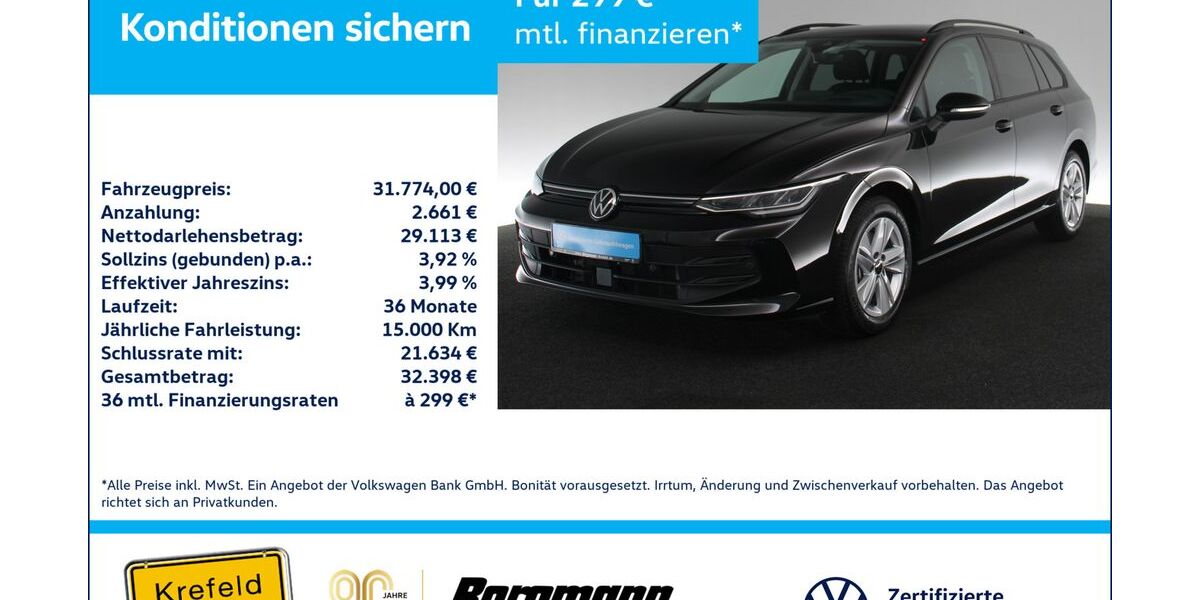 VW Golf 11.012 km 29.997 &euro; Krefeld 47803