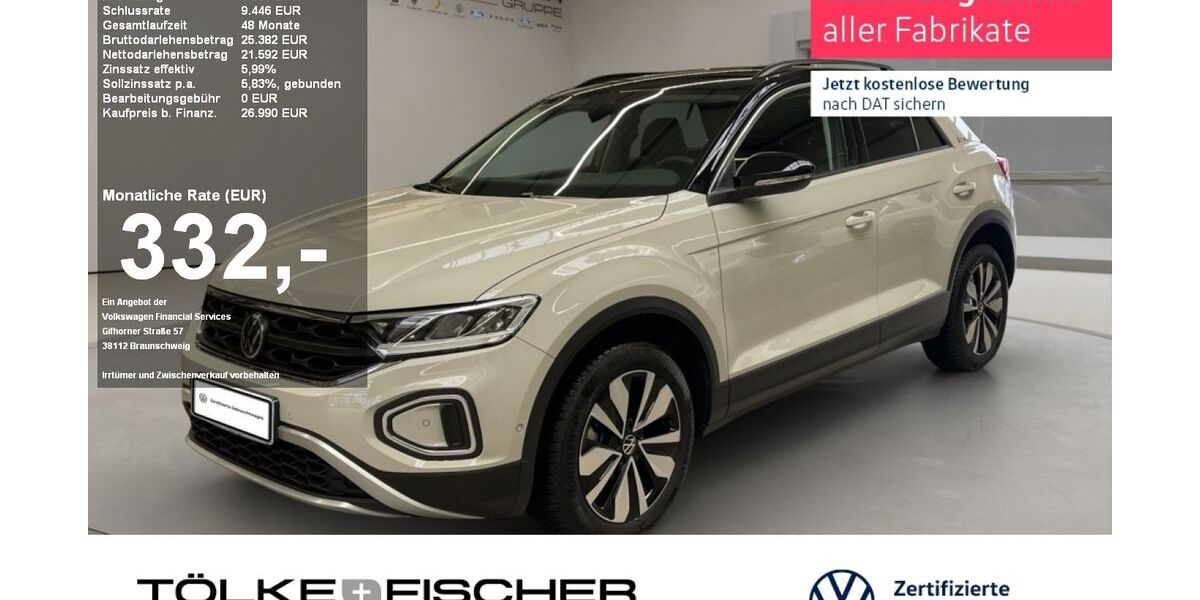 VW T-Roc 6.067 km 24.997 &euro; Krefeld 47805