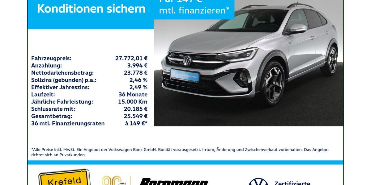 VW Taigo 7.617 km 27.772 &euro; Krefeld 47803
