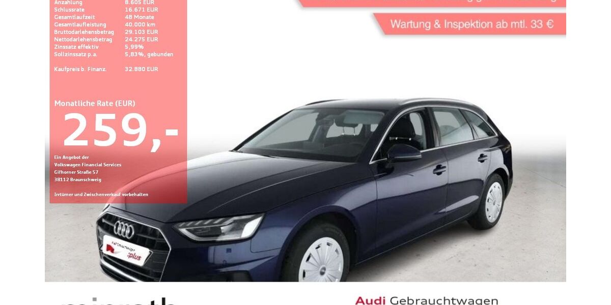 Audi A4 34.867 km 32.380 &euro; Moers-Hülsdonk 47441