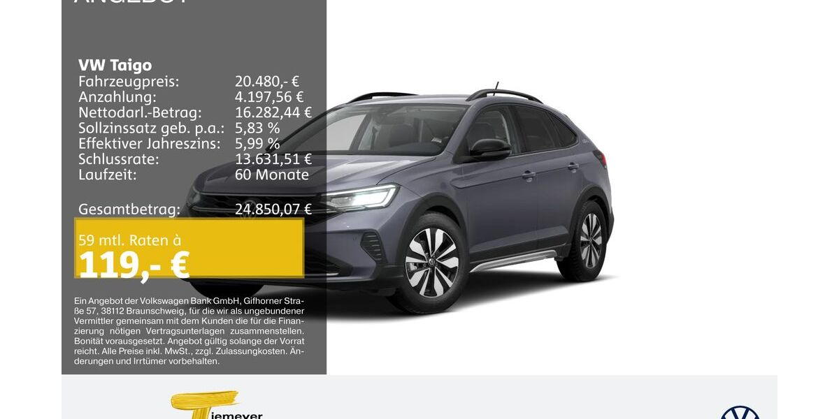 VW Taigo 10.502 km 20.480 &euro; Duisburg 47059