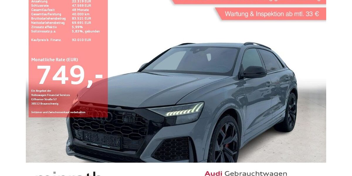 Audi RSQ8 99.077 km 91.260 &euro; Moers-Hülsdonk 47441