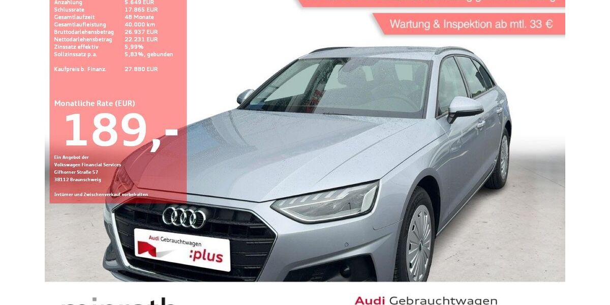 Audi A4 18.171 km 27.880 &euro; Moers-Hülsdonk 47441