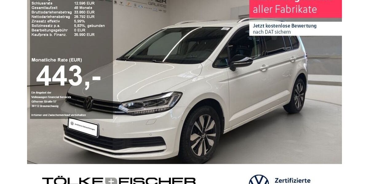VW Touran 15.145 km 34.488 &euro; Krefeld 47805