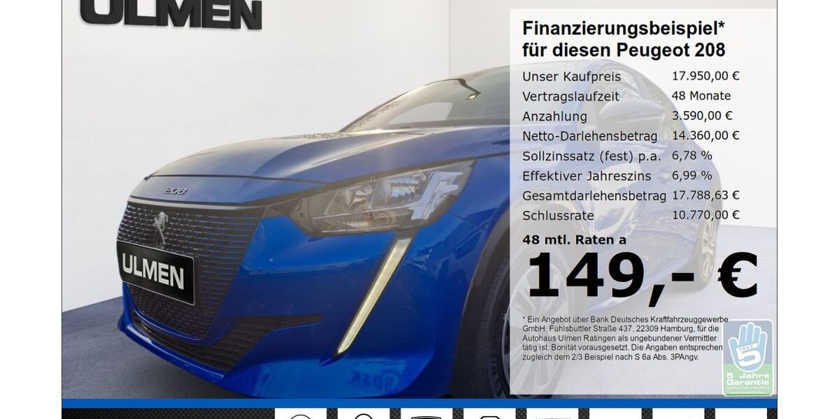 Peugeot 208 11.640 km 17.950 &euro; Ratingen 40880