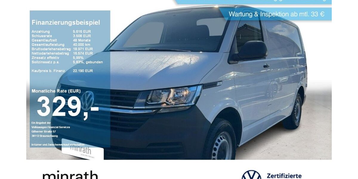 VW T6 Transporter 17.715 km 21.940 &euro; Moers 47441